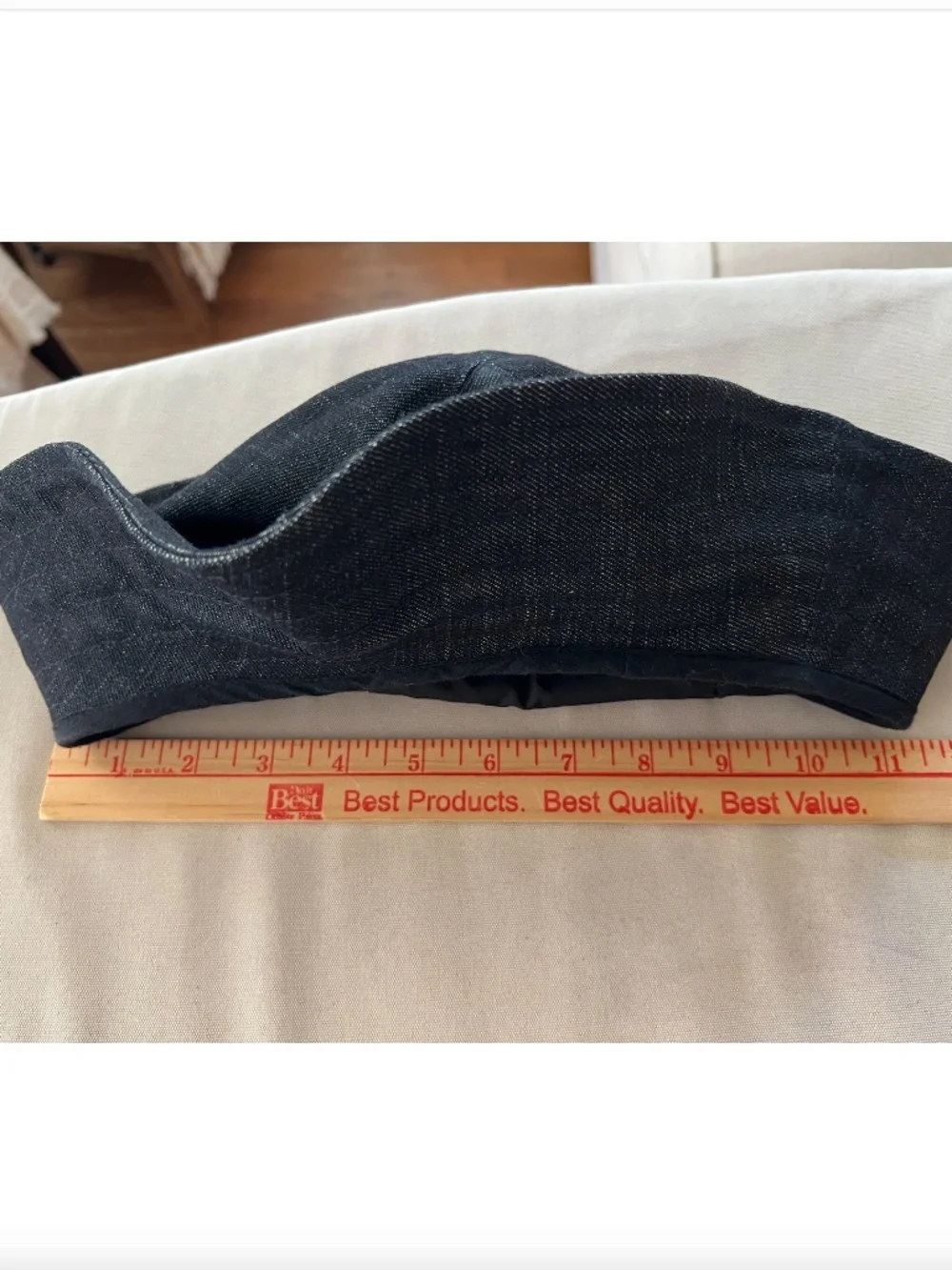 Janessa Leone Black Denim Bucket Hat